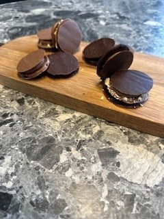 Chocolade Macarons met chocolade